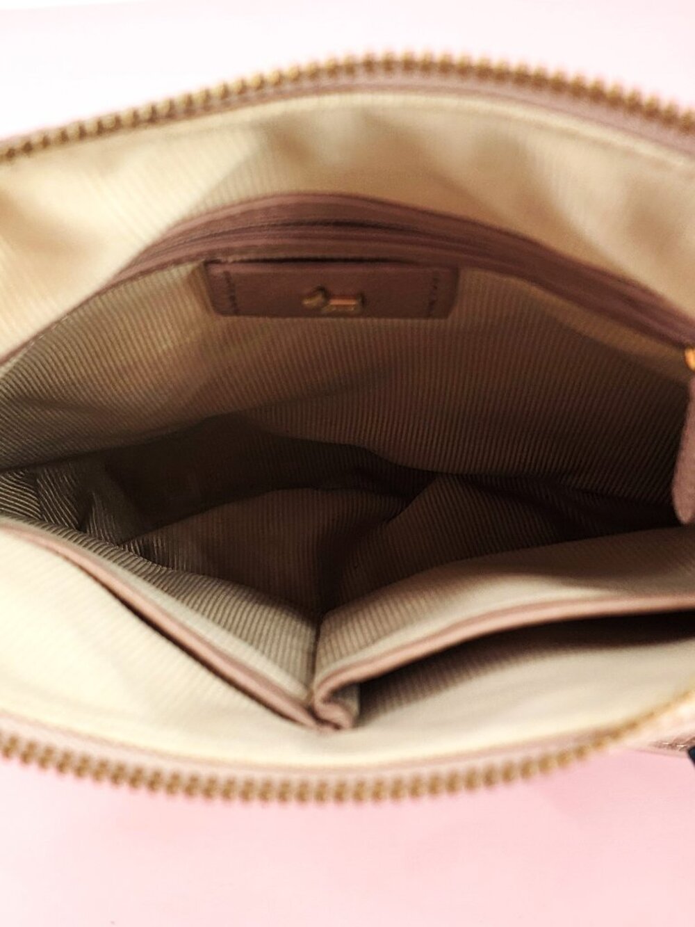 Radley London NWOT Blush Pebble Leather Pudding Lane Crossbody Hobo Bag Expands - Picture 16 of 16